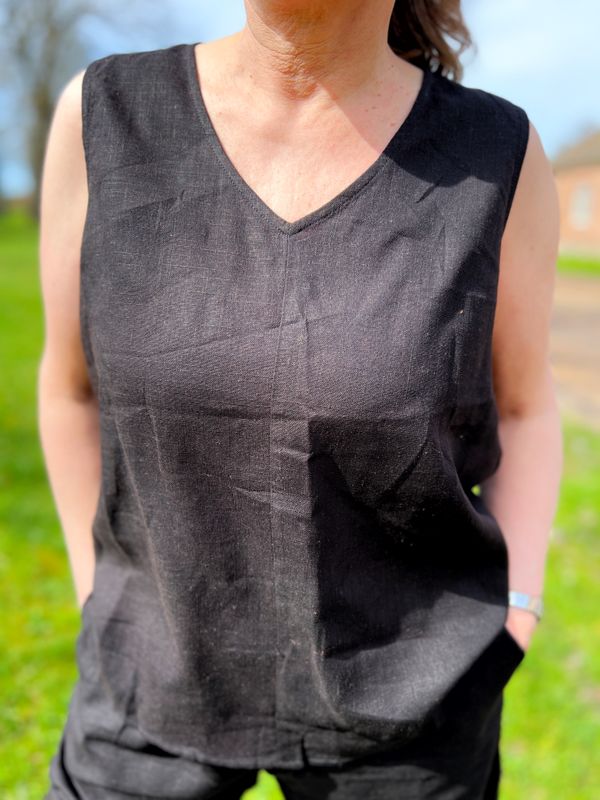 Juna singlet svart