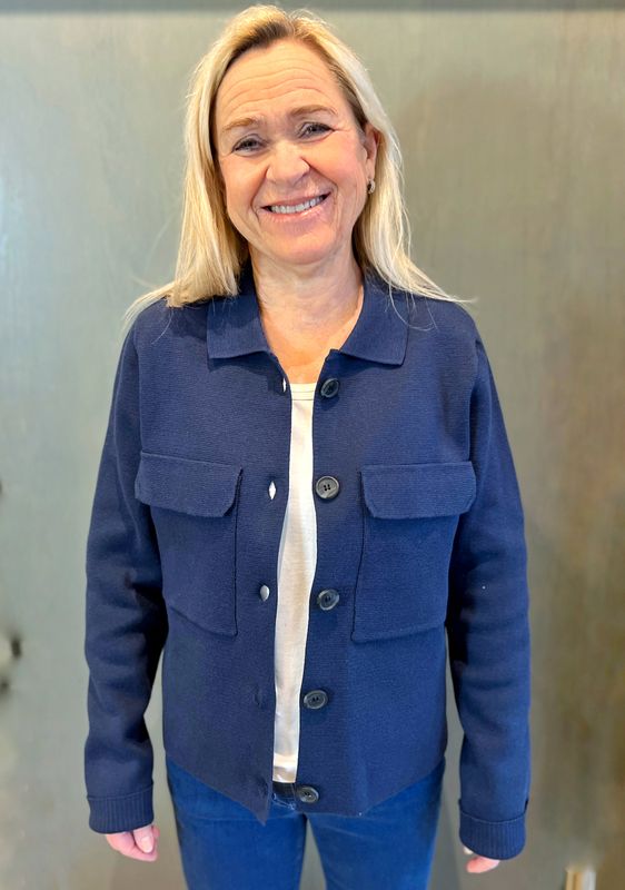 Irene myk jakke marine