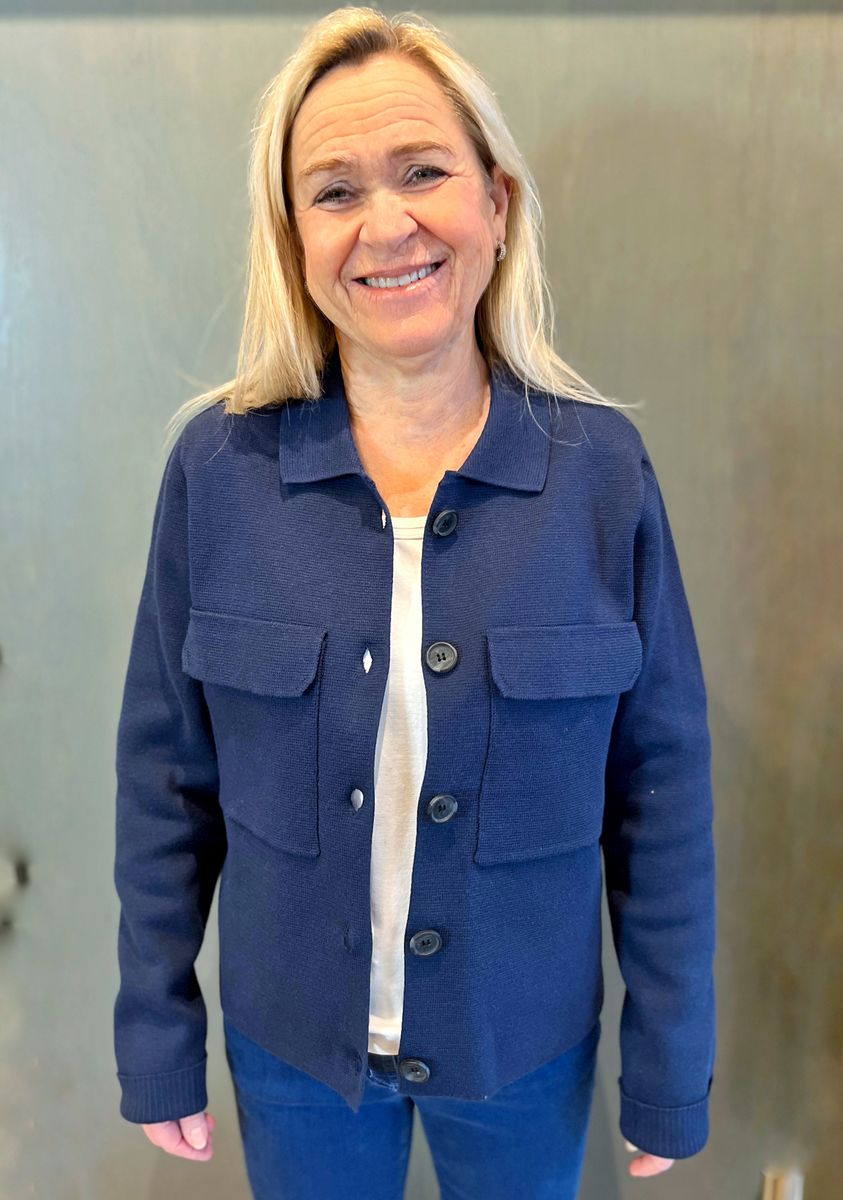 Irene myk jakke marine