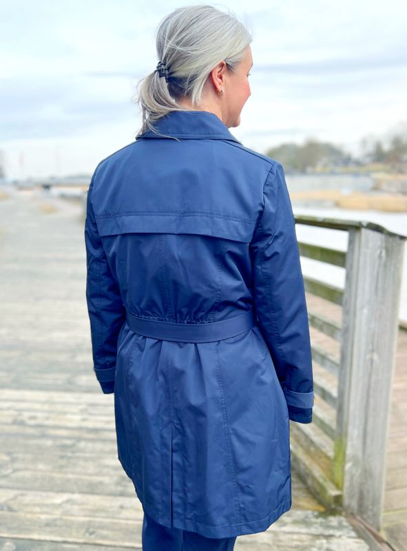 Hanne Trenchcoat Marineblå
