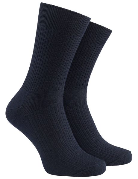 Hovedbilde Ullsokk som ikke strammer blå