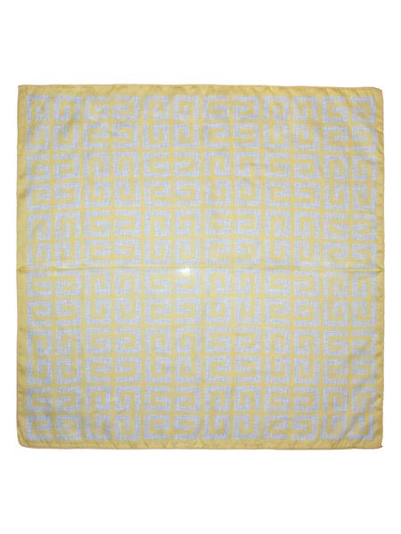 Hovedbilde Skjerf m/blader gul