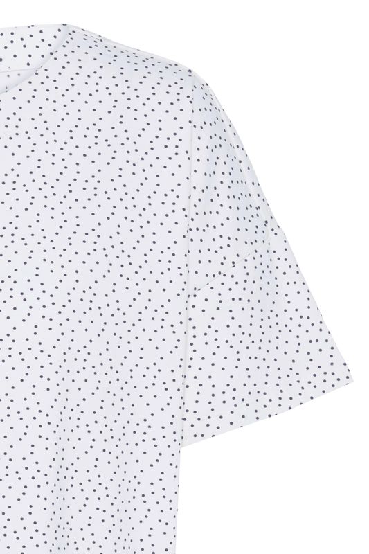 Irene t-shirt blå prikker