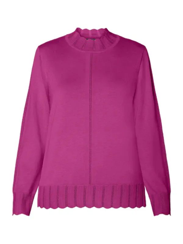 Kjersti blusegenser fuksia