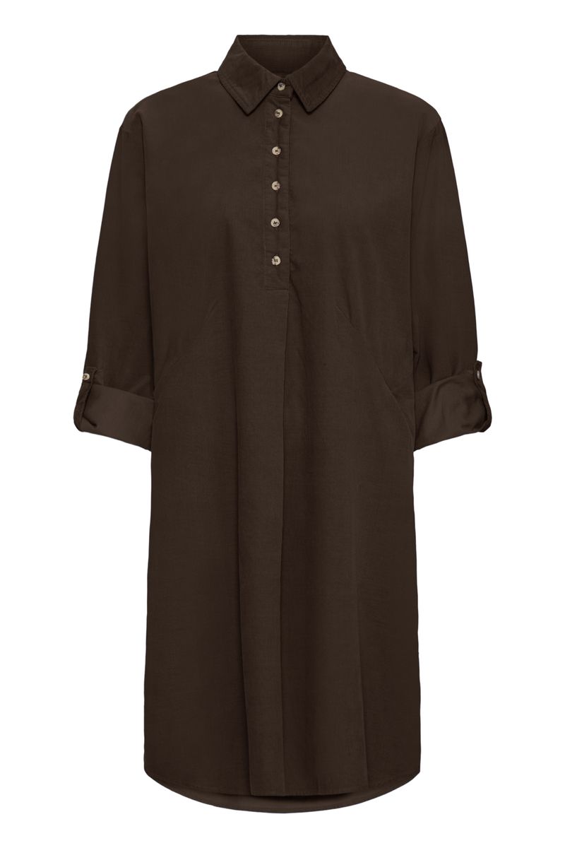 Marion cordkjole mocca brown