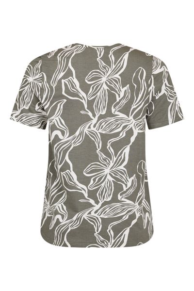 Hovedbilde Andrea t-shirt olivenblomst
