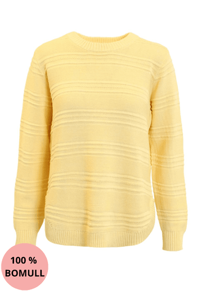 Hovedbilde Tonje bomullsgenser sommergul