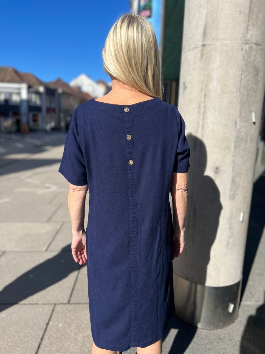 Andrea linkjole marineblå