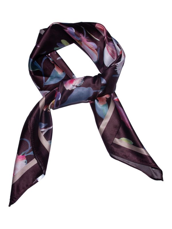Skjerf monet brun
