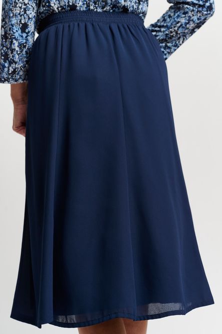 Hovedbilde Ada chiffon skjørt mørk blå