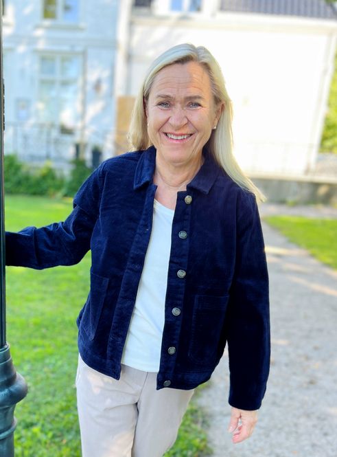 Hovedbilde Gry cordjakke blå