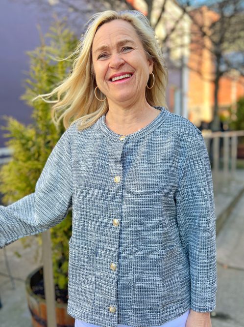 Hovedbilde Jenny penjakke blå mix