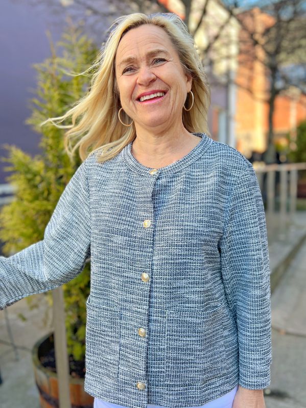 Jenny penjakke blå mix