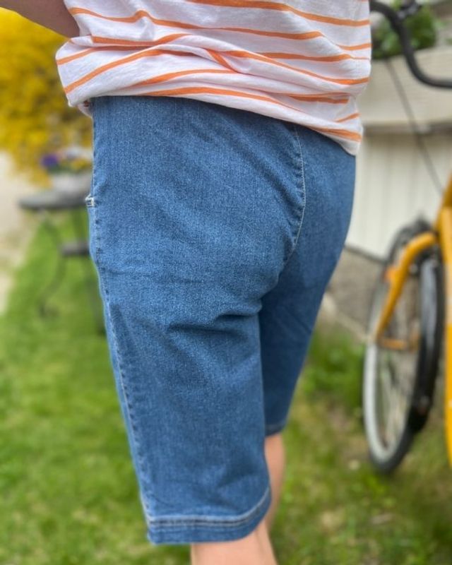 Signature olashorts lys denim