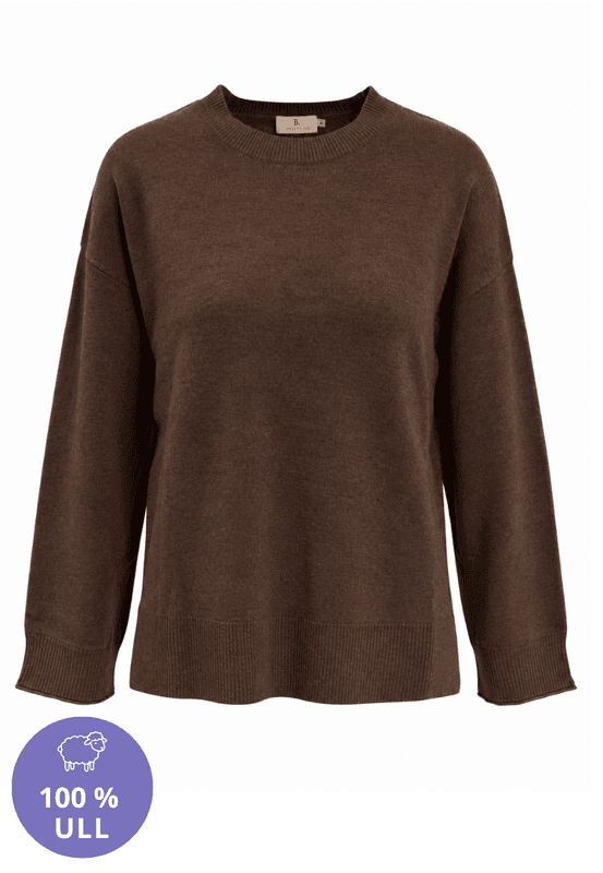 Anny myk ullgenser dark brown