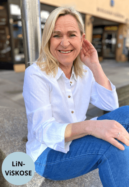 Hovedbilde Inger lin-skjorte hvit