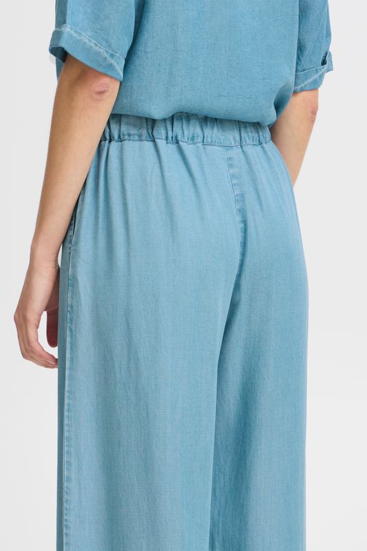 Evelyn culotte lys denim