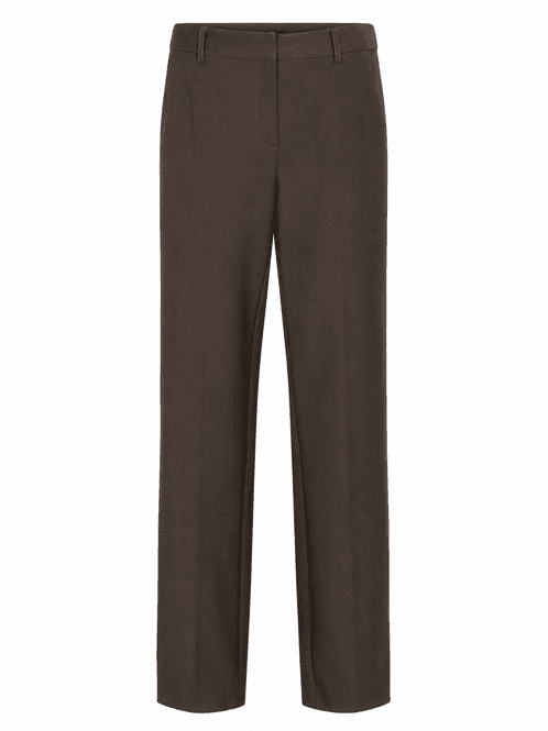 Hovedbilde Karin  brun dressbukse med vide bein 81 cm