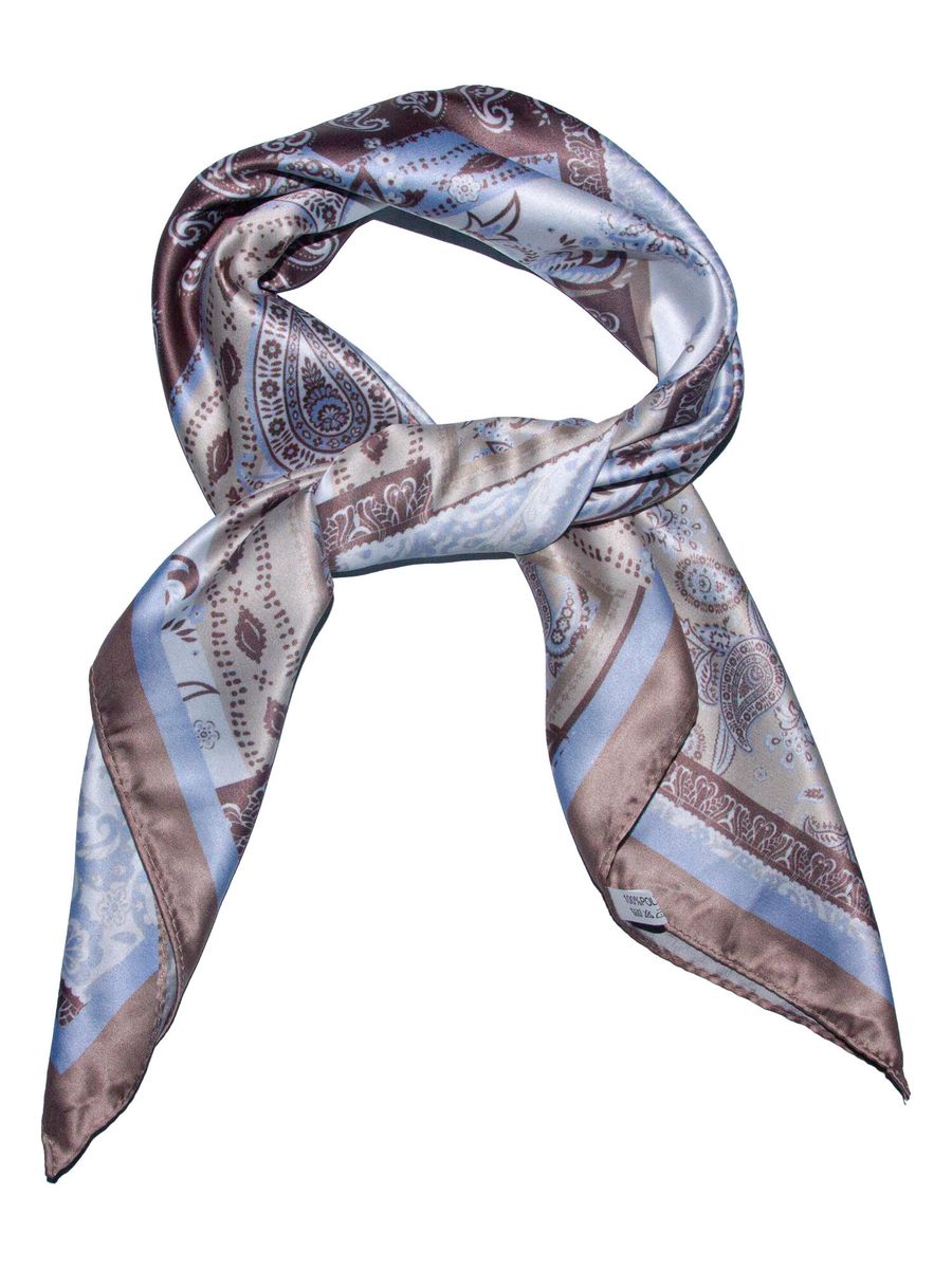 Skjerf paisley beige