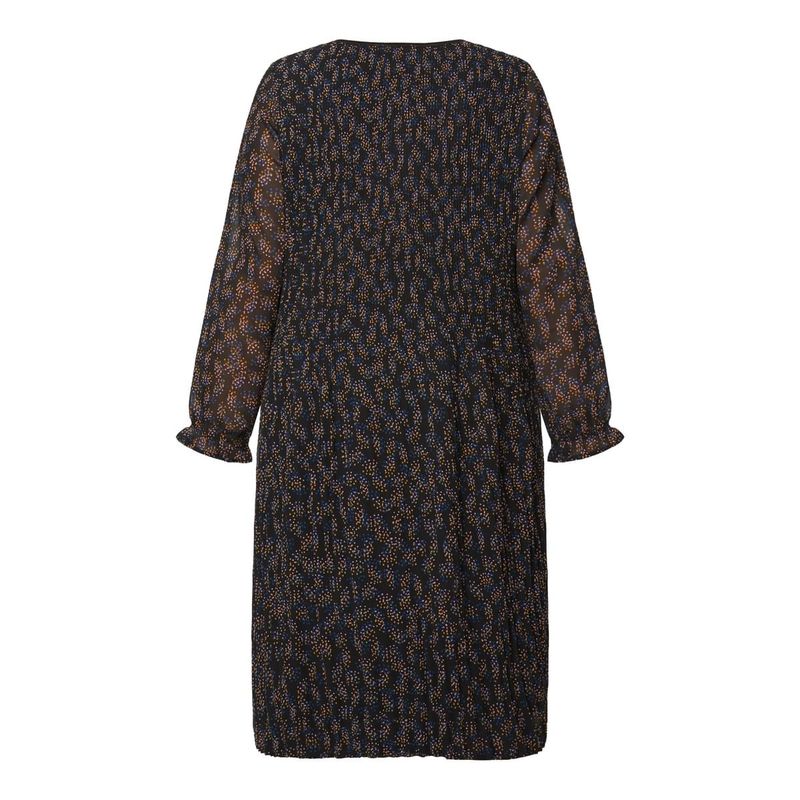 Lillian chiffon kjole svart