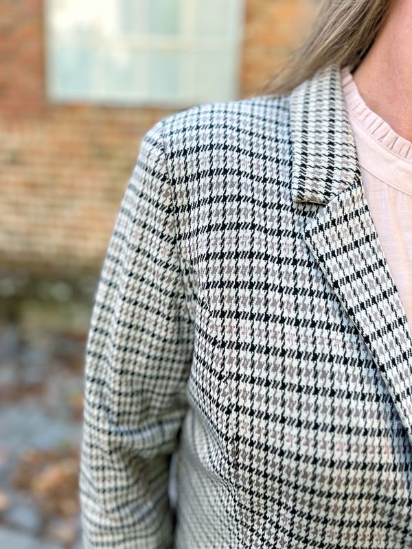 Synne blazer - rutet