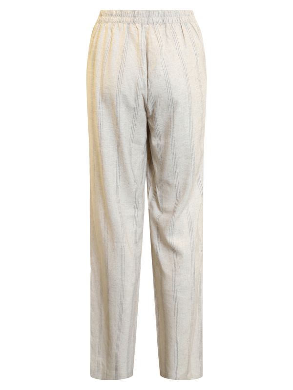Carine linbukse natur stripe 78 cm