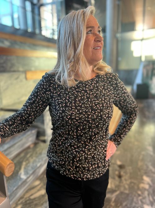 Hovedbilde Sara jersey topp svart