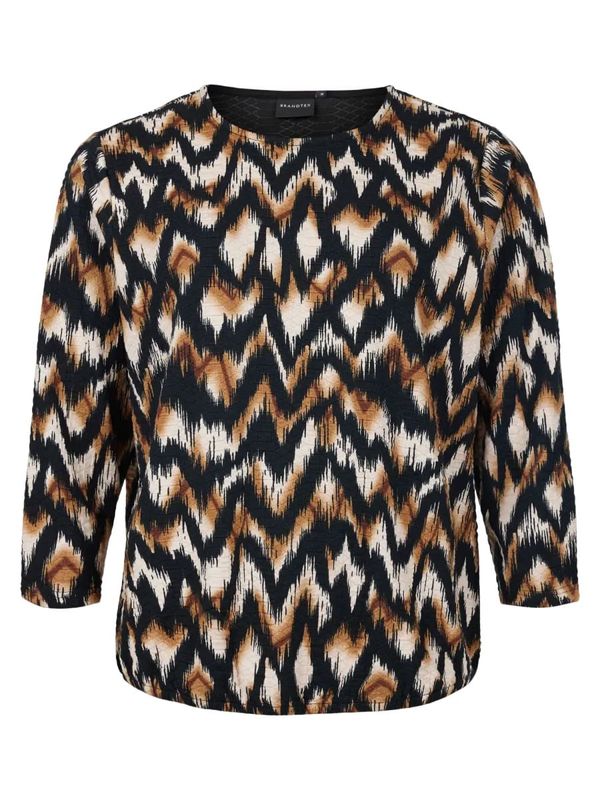 Gry topp brun ikat