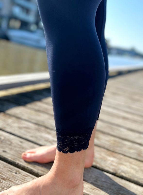 Capri-tights med blonde blå