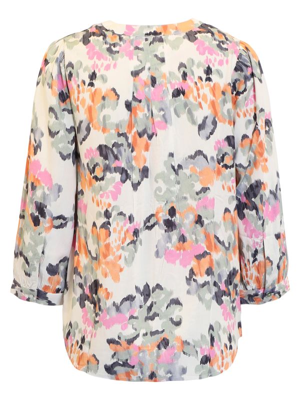 Carine bluse floral paint