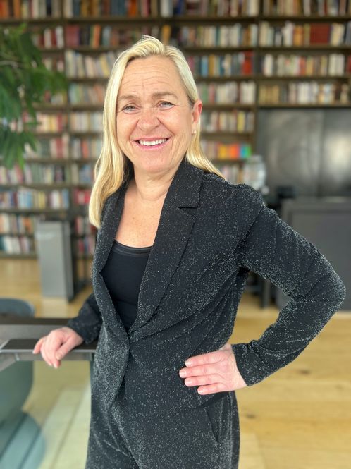 Hovedbilde Caroline fest jakke sort med glitter