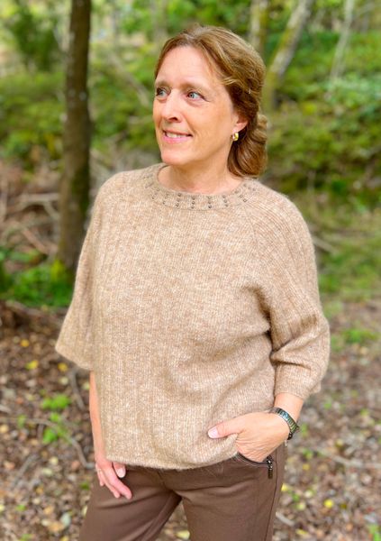 Hovedbilde Hilde ullgenser beige melert