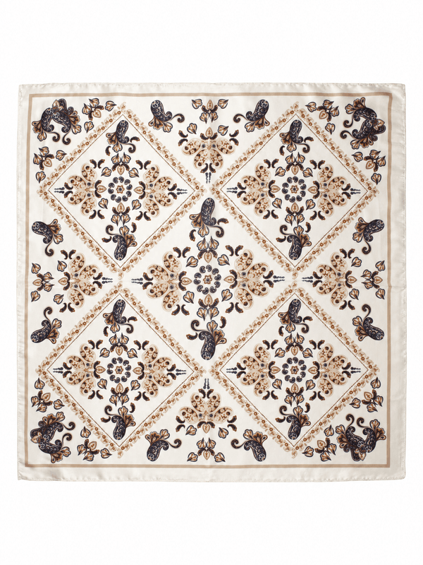 Skjer multi paisley offwhite