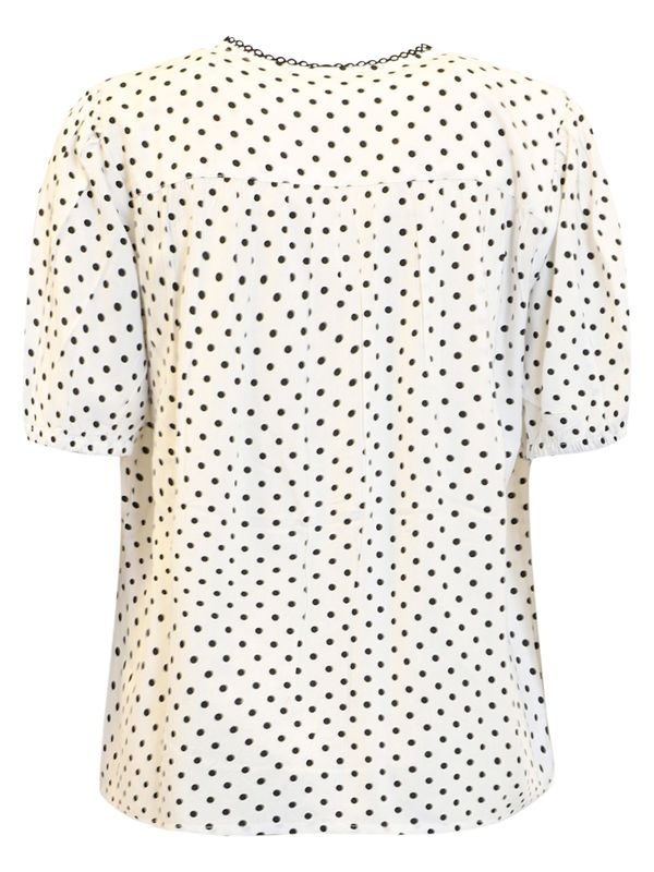 Lisen bluse svarte prikker