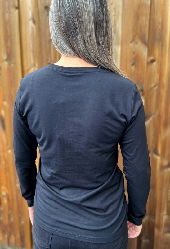 Bjørg basic topp svart