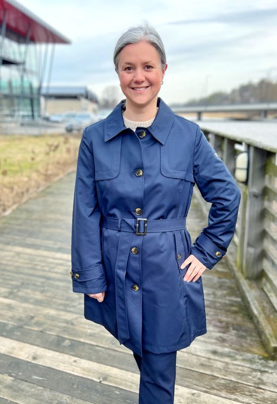 Hanne Trenchcoat Marineblå