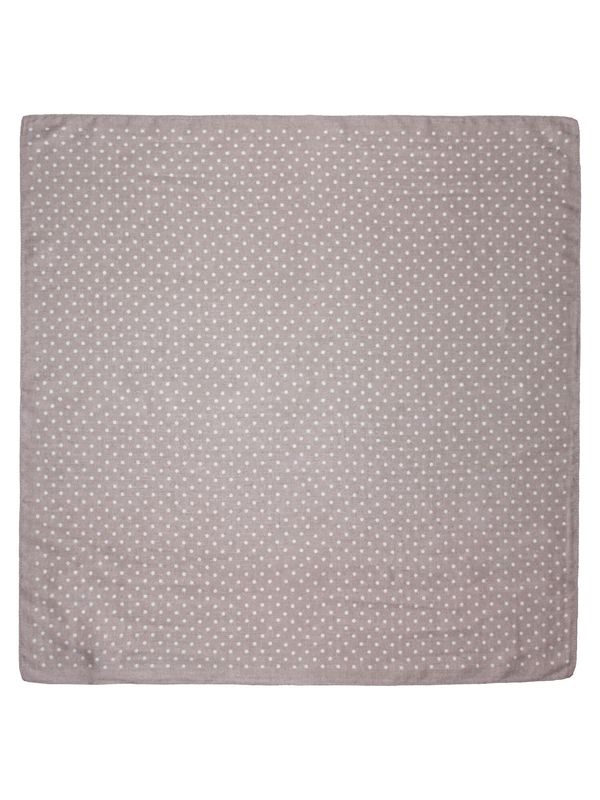 Skjerf m/prikker beige