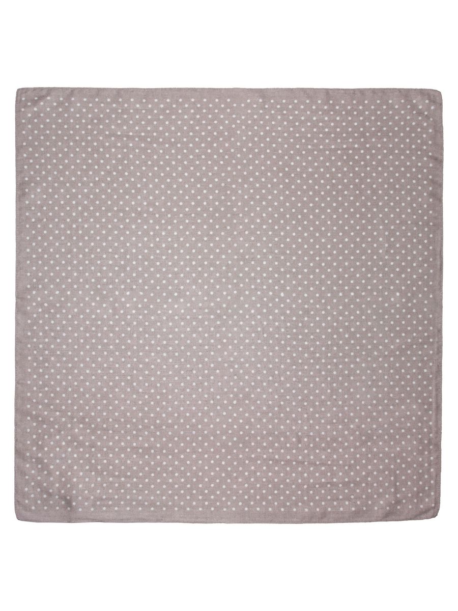 Skjerf m/prikker beige