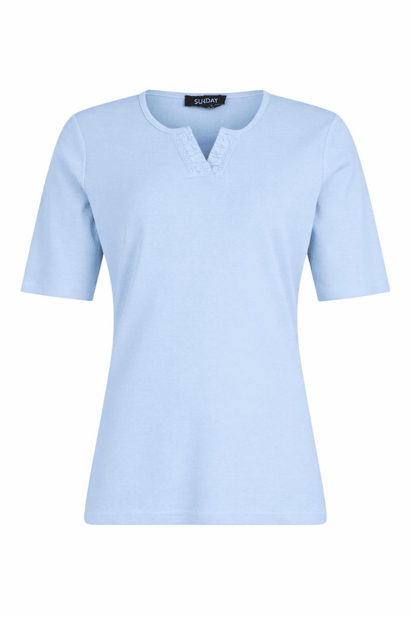 Inger t-shirt lys blå