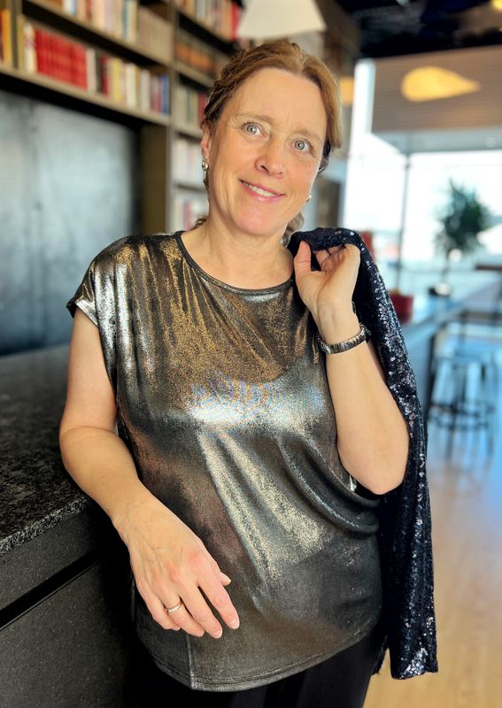 Monica topp sølv