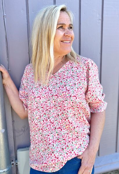 Bilde av Jenny blusetopp korall blomst