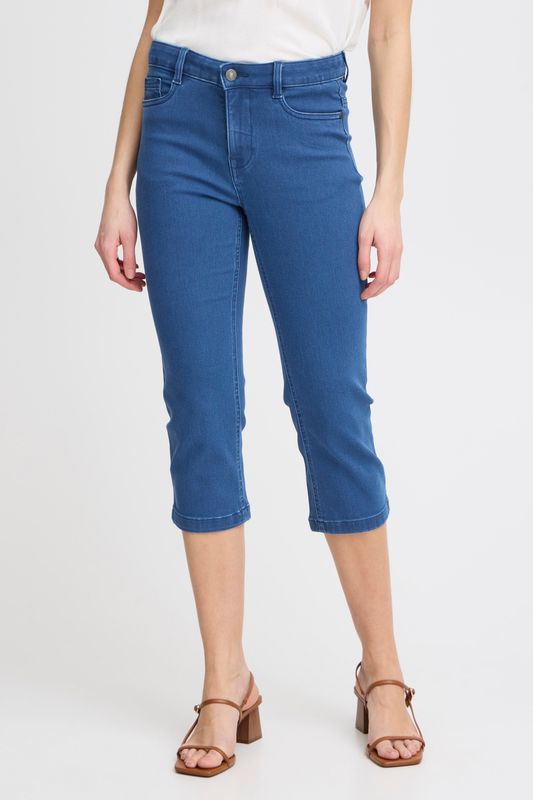 Elli capribukser denim