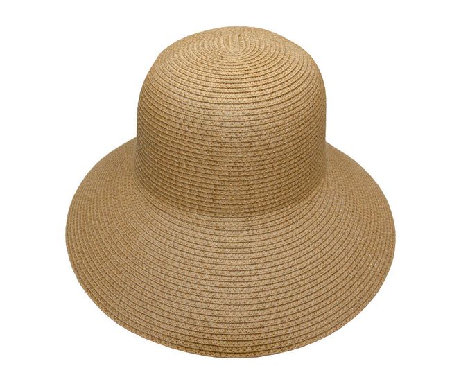 Hovedbilde Sommerhatt stråfarget m/ rund brem