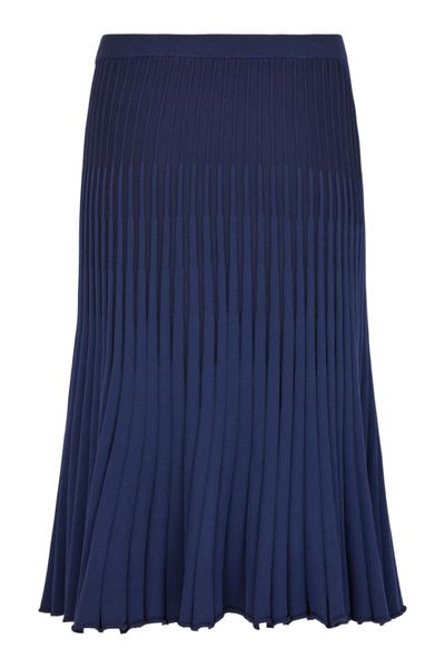 Hovedbilde Nelly strikket skjørt blå