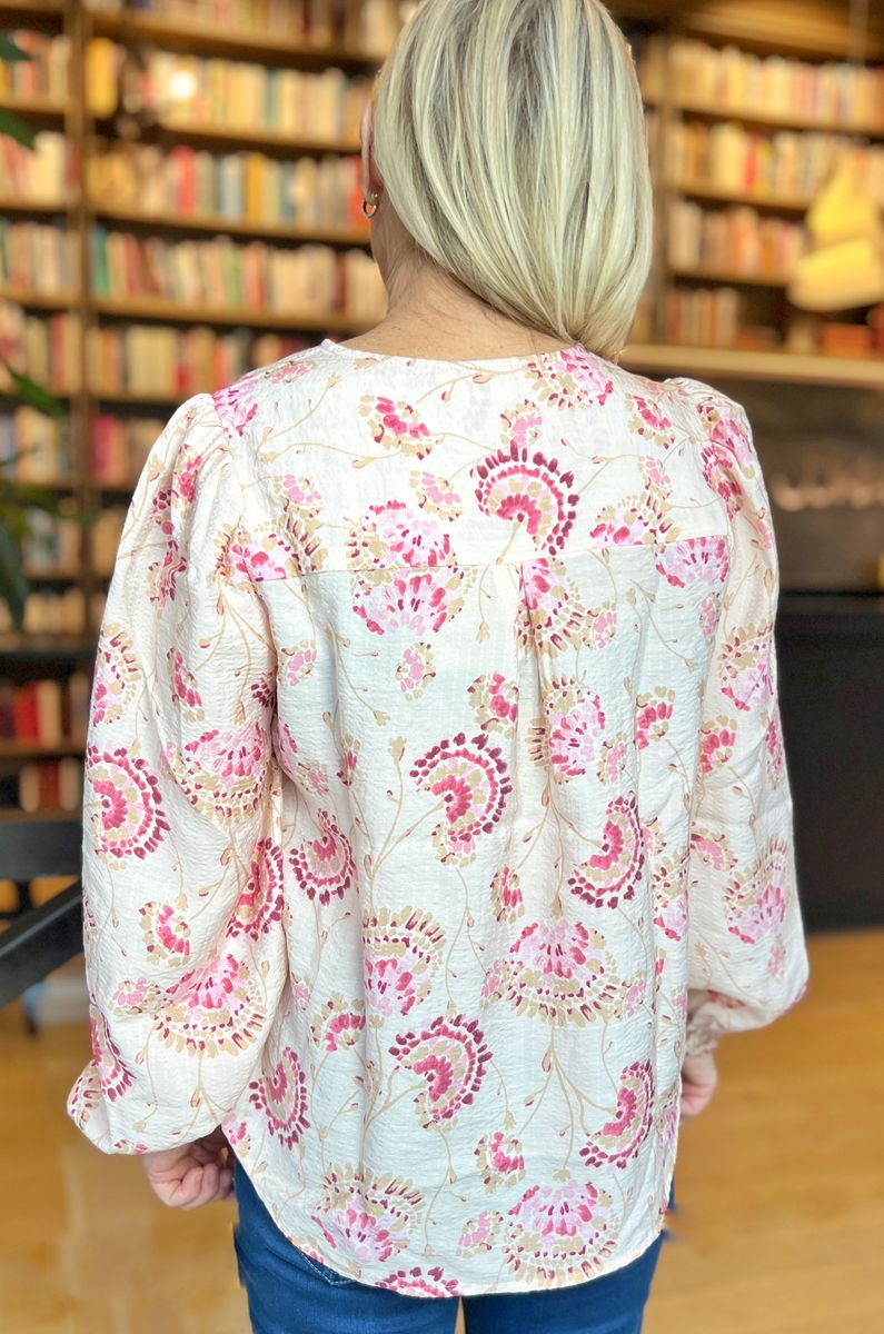 Irene bluse rosa orkidé