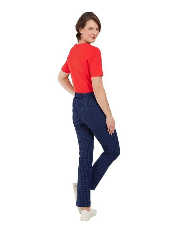Nyhet! Sofie penbukse blårutet, 74 cm