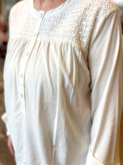 Hovedbilde Sølvi bluse-topp broderi 