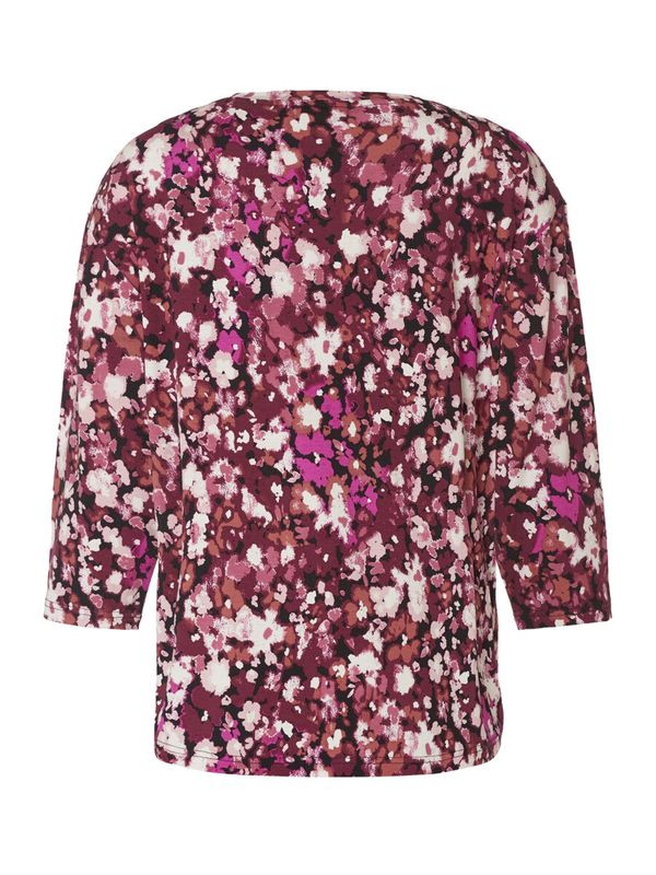 Stine topp blomster fuksia rød