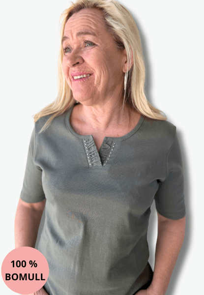 Hovedbilde Inger t-shirt olivengrønn
