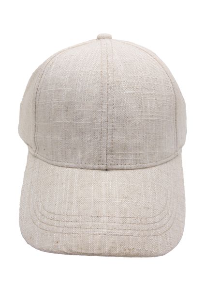 Hovedbilde Caps i lin naturfarget